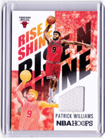 2020-21 Panini NBA Hoops - Rise N Shine Memorabilia #RNS-PWL  Patrick Williams