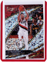 2019-20 Panini Select - Hybrid Disco Prizm #232 Courtside - CJ McCollum