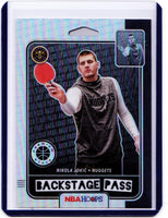 2019-20 Panini NBA Hoops Premium Stock - Back Stage Pass - Holo #4 Nikola Jokic