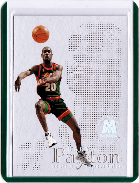 1998-99 Skybox Molten Metal - Fusion #18F Heavy Metal - Gary Payton