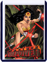 1996 Fleer DC Outburst: Firepower - Maximum Firepower #9 An Amazon calls the shots