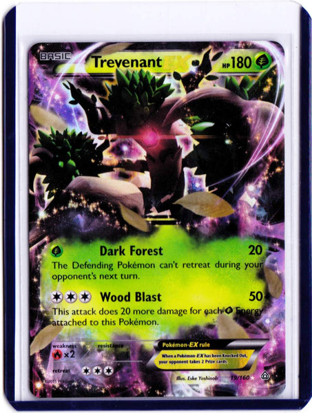 2015 Pokémon XY - Primal Clash - Expansion Set #19 Trevenant EX