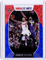 2020-21 Panini NBA Hoops - Hyper Blue #101 Damian Lillard