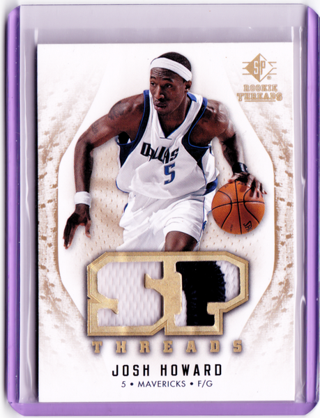 2008-09 SP Rookie Threads - SP Threads - Jersey/Patch #T-JH Josh Howard