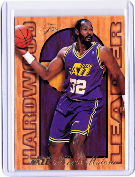 1995-96 Fleer - Flair Hardwood Leader #26 Karl Malone