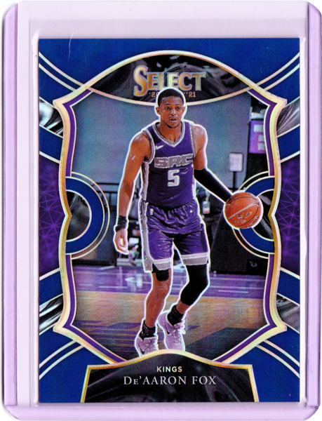 2020-21 Panini Select - Retail Blue Prizm #32 Concourse - De'Aaron Fox