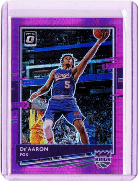 2020-21 Panini Donruss Optic - Hyper Pink Prizm #23 De'Aaron Fox