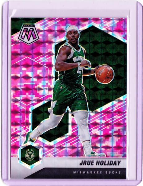 2020-21 Panini Mosaic - Mosaic Camo Pink Prizm #156 Jrue Holiday