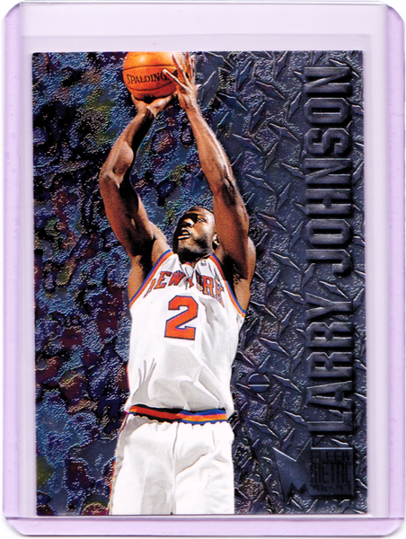 1996-97 Fleer Metal #196 Larry Johnson