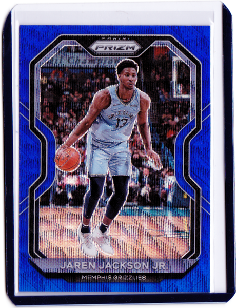 2020-21 Panini Prizm - Blue Wave Prizm #126 Jaren Jackson Jr.