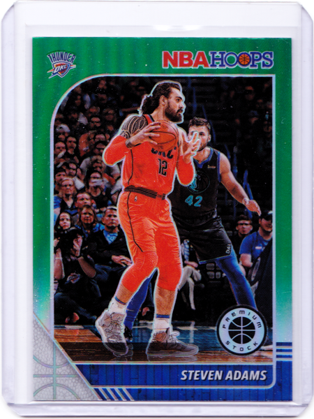 2019-20 Panini NBA Hoops Premium Stock - Green Prizm #130 Steven Adams