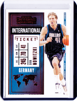 2020-21 Panini Contenders - International Ticket - Red #22 Dirk Nowitzki