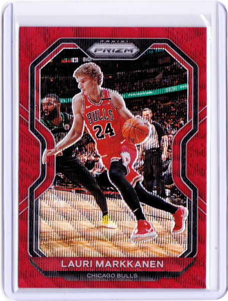 2020-21 Panini Prizm - Ruby Wave Prizm #116 Lauri Markkanen