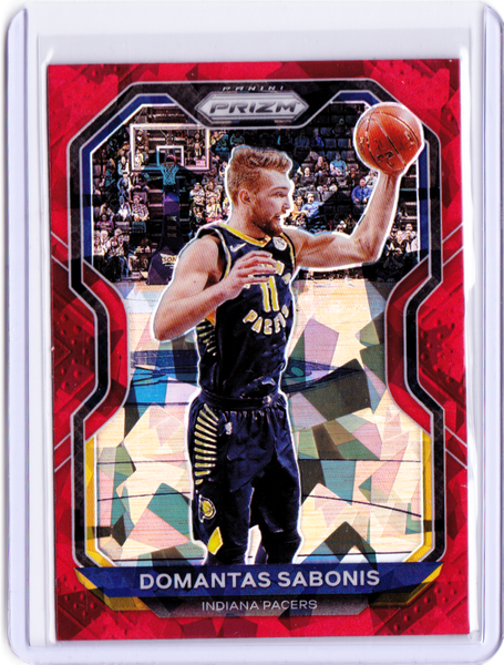 2020-21 Panini Prizm - Red Ice Prizm #23 Domantas Sabonis