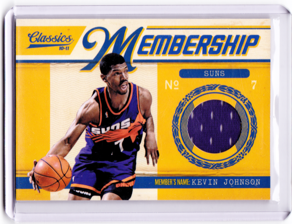 2010-11 Panini Classics - Classic Membership Materials #28 Kevin Johnson /499