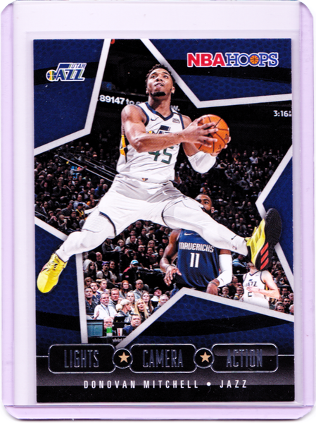 2020-21 Panini NBA Hoops - Lights Camera Action #1 Donovan Mitchell