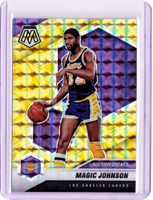 2020-21 Panini Mosaic - Reactive Yellow Prizm #288 All-Time Greats - Magic Johnson