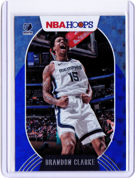 2020-21 Panini NBA Hoops - Hyper Blue #64 Brandon Clarke