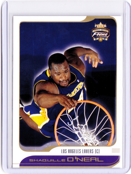 2001-02 Fleer Focus Jersey Edition #6 Shaquille O'Neal