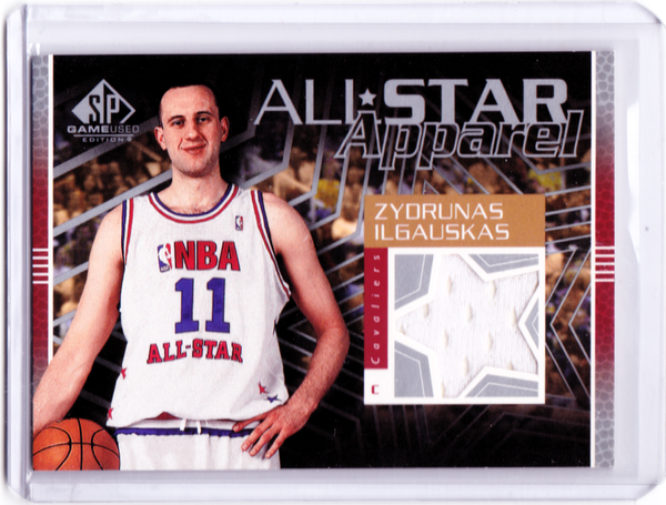 2003-04 SP Game Used - All-Star Apparel #ZI-AS Zydrunas Ilgauskas