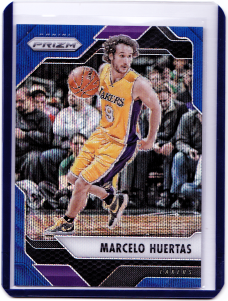 2016-17 Panini Prizm - Blue Wave Prizm #139 Marcelo Huertas /99