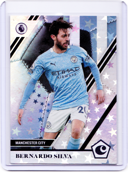 2020-21 Panini Chronicles - Base Chronicles Premier League - Purple Astro #4 Bernardo Silva