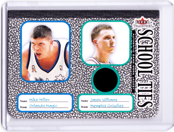 2002-03 Fleer Tradition - School Ties - Memorabilia Mike Miller, Jason Williams