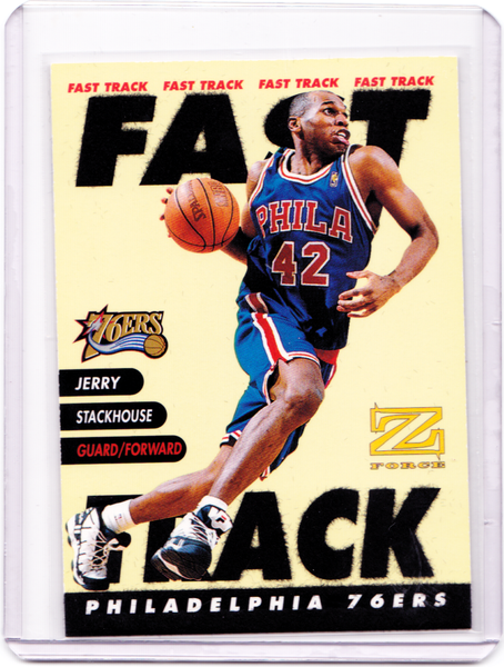 1997-98 Skybox Z-Force - Fast Track #9/FT Jerry Stackhouse
