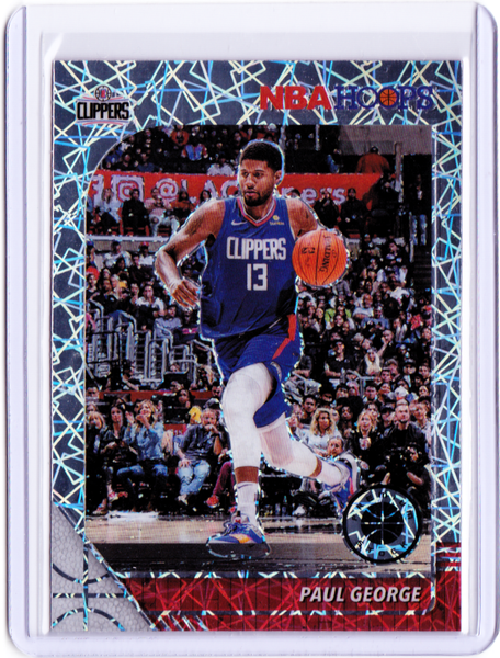 2019-20 Panini NBA Hoops Premium Stock - Silver Lazer Prizm #132 Paul George