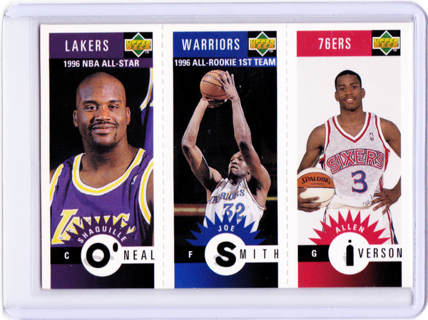1996-97 Upper Deck Collector's Choice - Upper Deck Mini-Cards #M152-117-132  Shaquille O'Neal, Joe Smith, Allen Iverson