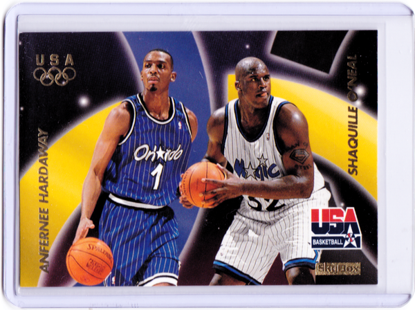 1996 Skybox USA Basketball #55 Anfernee Hardaway, Shaquille O'Neal