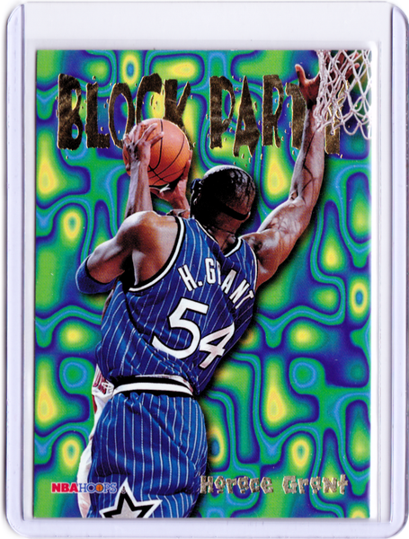 1995-96 NBA Hoops - Block Party #12 Horace Grant