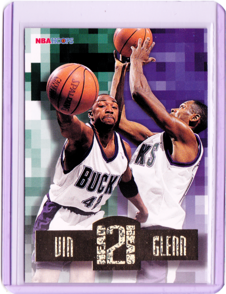 1996-97 NBA Hoops - Head 2 Head #HH5 Vin Baker, Glenn Robinson