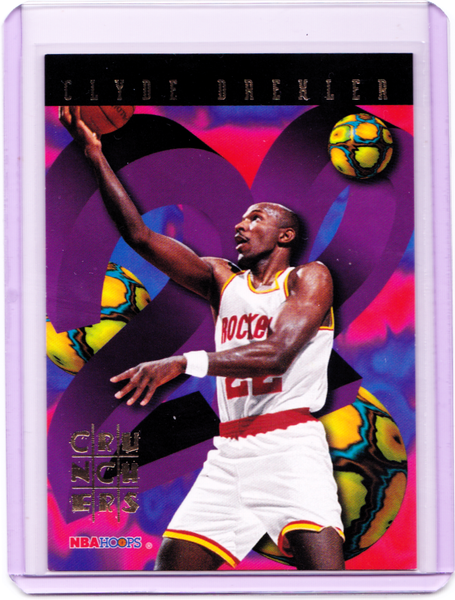 1995-96 NBA Hoops - # Crunchers #19 Clyde Drexler