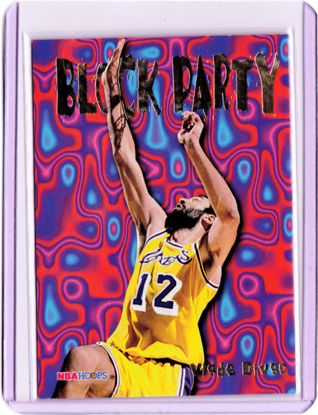 1995-96 NBA Hoops - Block Party #5 Vlade Divac