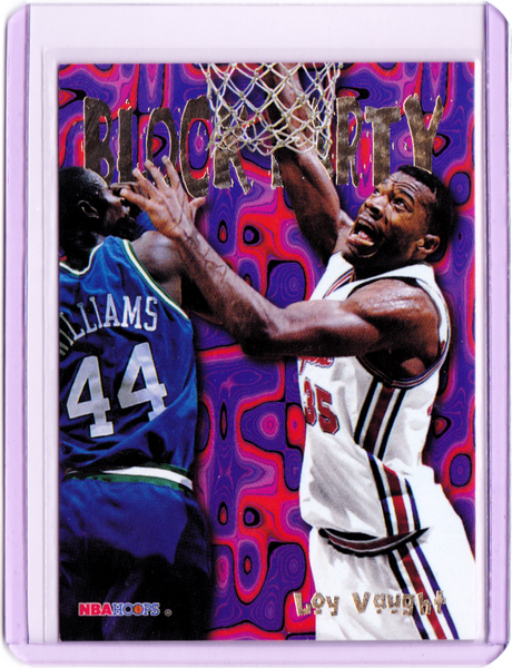 1995-96 NBA Hoops - Block Party #21 Loy Vaught