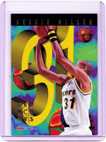 1995-96 NBA Hoops - # Crunchers #16 Reggie Miller
