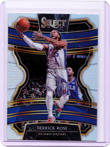 2019-20 Panini Select - Silver Prizm #60 Concourse - Derrick Rose