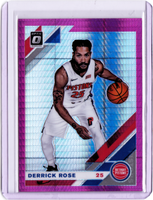 2019-20 Panini Donruss Optic - Pink Hyper Prizm #116 Derrick Rose