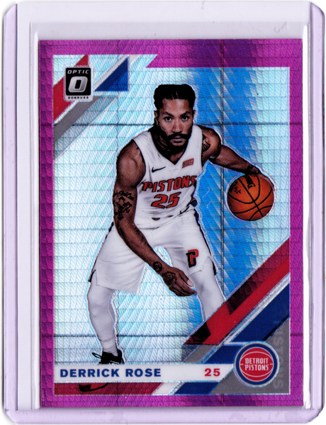 2019-20 Panini Donruss Optic - Pink Hyper Prizm #116 Derrick Rose