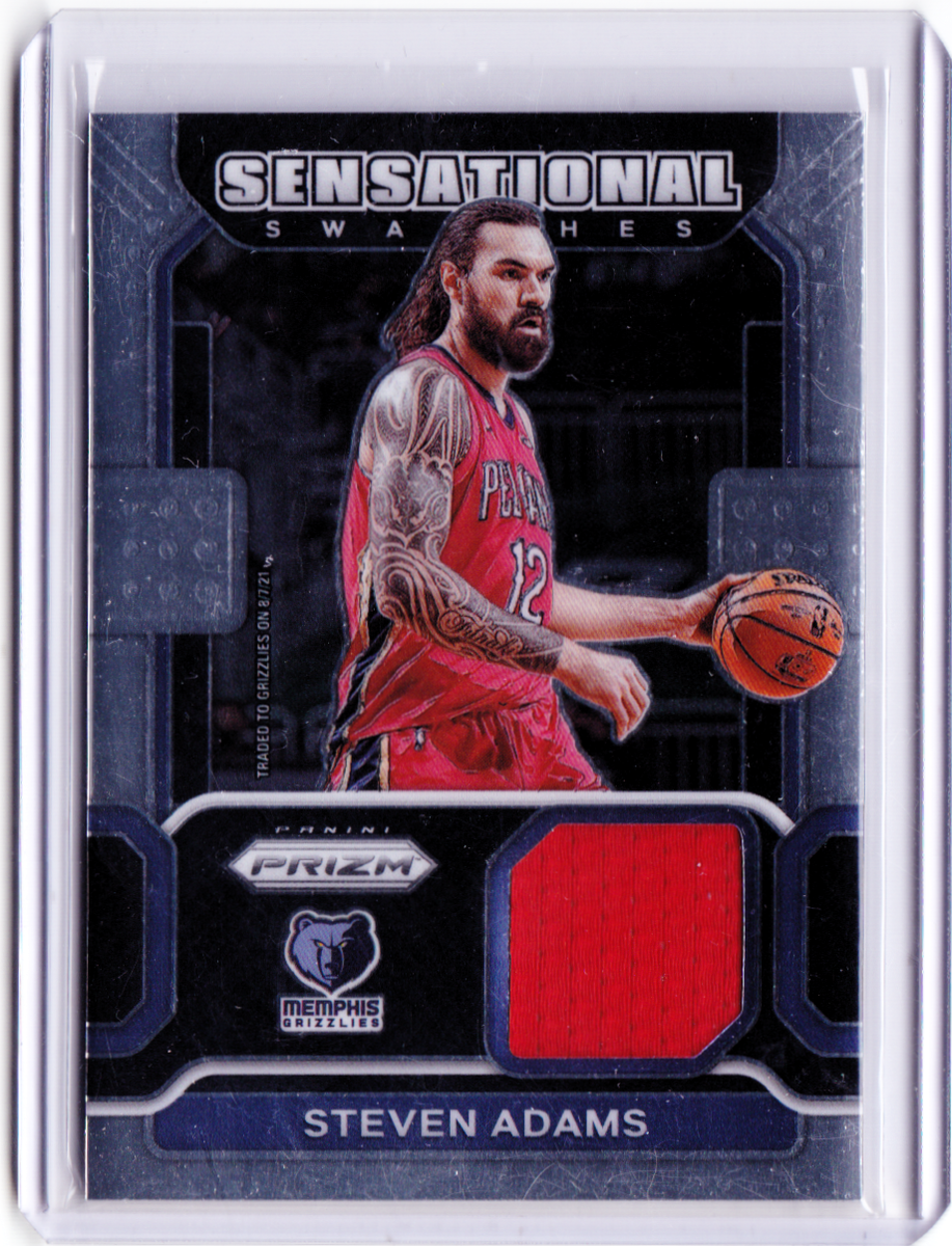 2021-22 Panini Prizm - Sensational Swatches #SW-SAD Steven Adams ...
