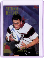 1995 Card Crazy Authentics Rugby Union NPC Superstars - National Heroes #8 Blair Larsen