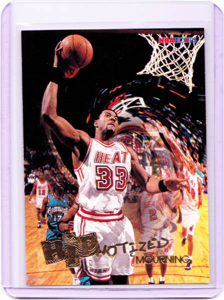 1996-97 NBA Hoops - Hipnotized #H10 Alonzo Mourning