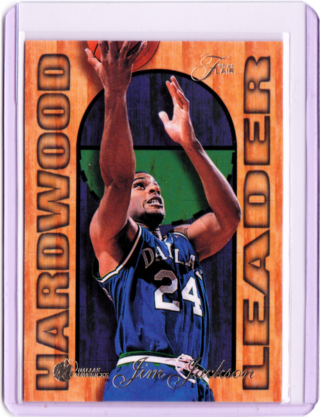 1995-96 Fleer - Flair Hardwood Leader #6 Jim Jackson