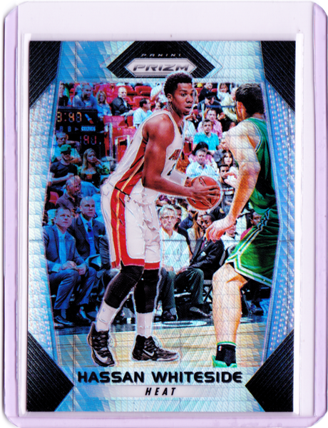 2017-18 Panini Prizm - Hyper Prizm #55 Hassan Whiteside