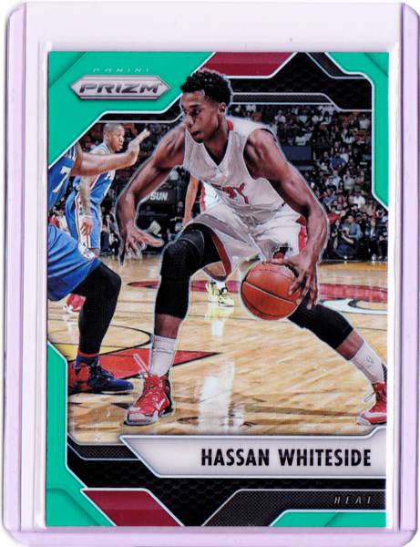 2016-17 Panini Prizm - Green Prizm #81 Hassan Whiteside