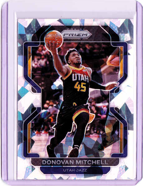 2021-22 Panini Prizm - Ice Prizm #72 Donovan Mitchell