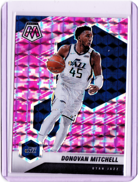 2020-21 Panini Mosaic - Mosaic Camo Pink Prizm #64 Donovan Mitchell