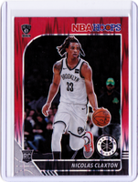 2019-20 Panini NBA Hoops Premium Stock - Red Flash Prizm #241  Nicolas Claxton