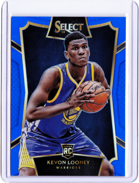 2015-16 Panini Select - Blue Prizm #86  Concourse - Kevon Looney /249 RC